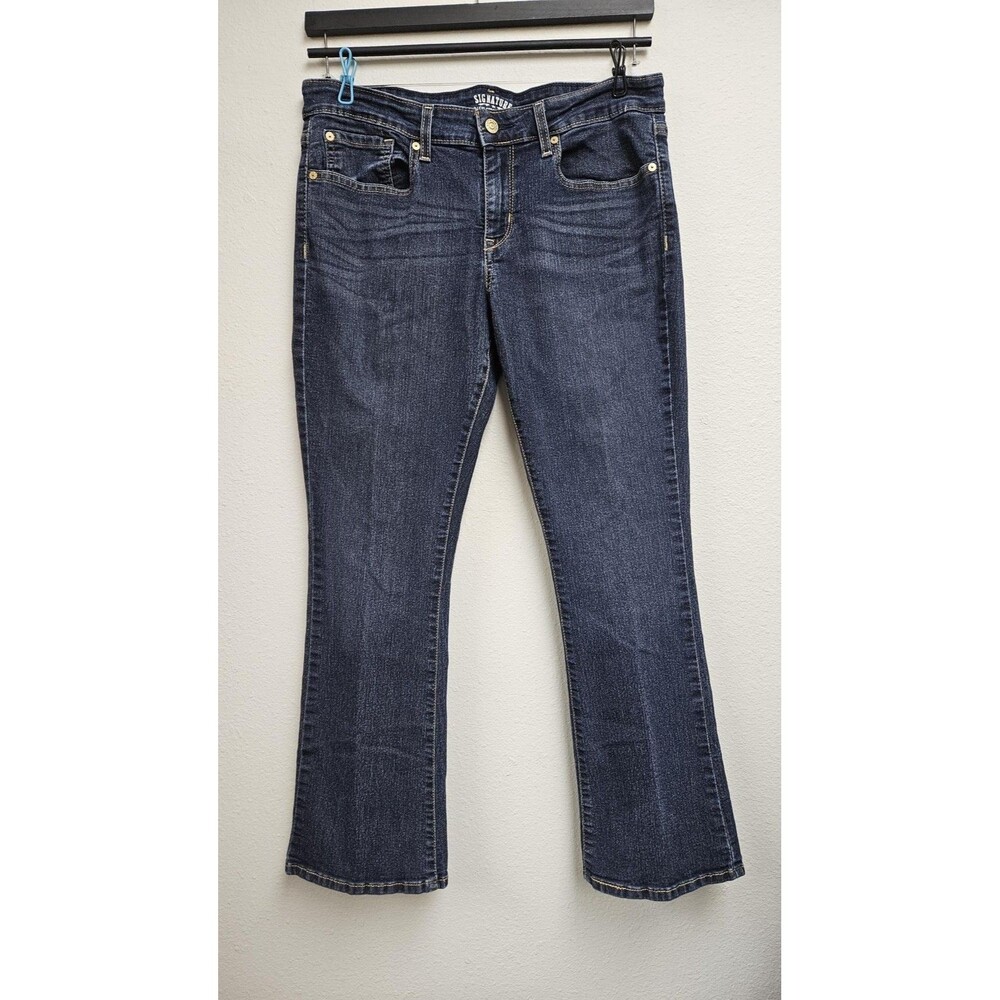 Signature By Levis Jeans Mens 33x30 Blue Modern Boot Cut Stretch Denim Mid Wash